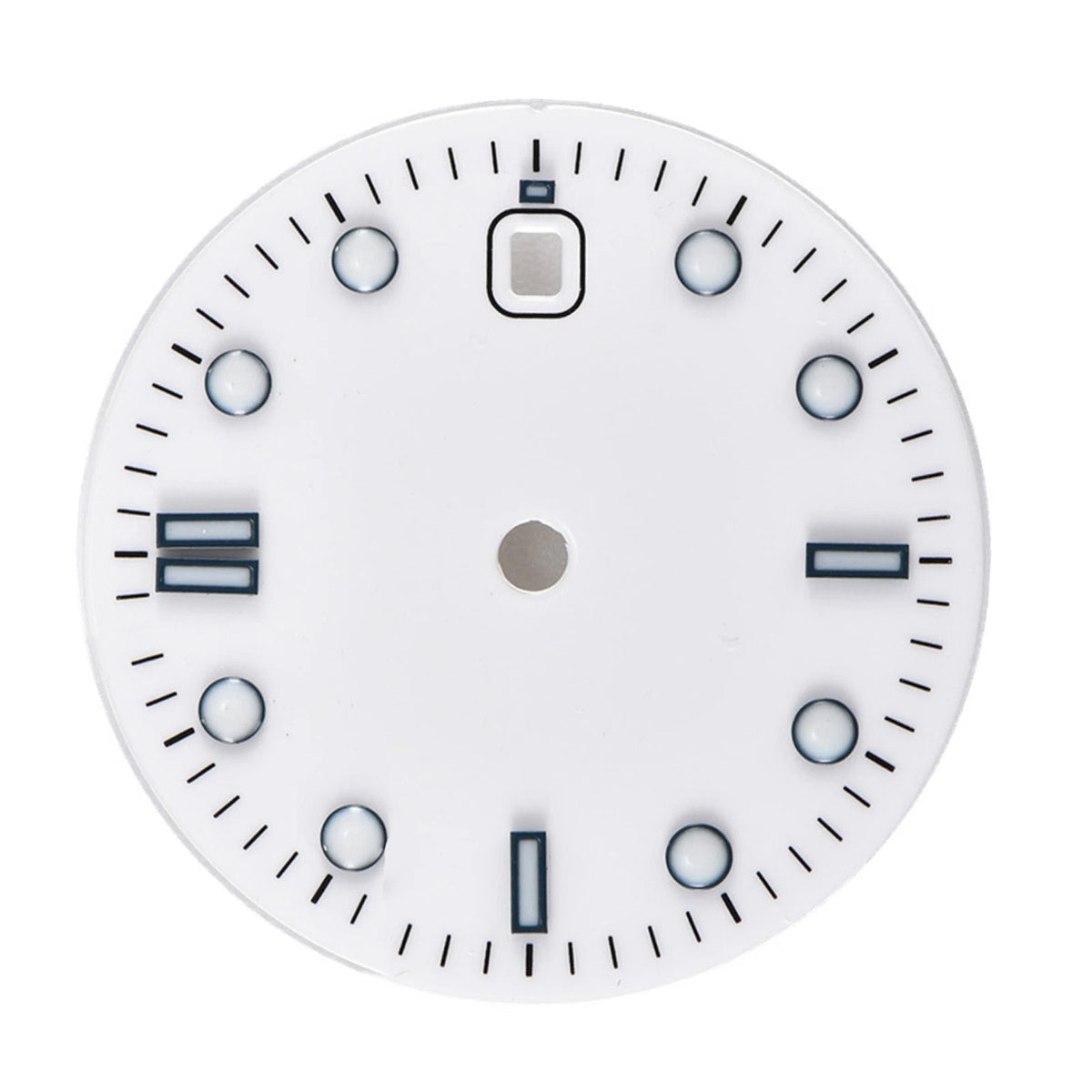 White Watch Dial Parts Wih Luminous For ETA 2836/2824 Mingzhu DG2813 Movement E