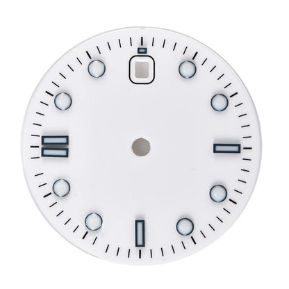 White Watch Dial Parts Wih Luminous For ETA 2836/2824 Mingzhu DG2813 Movement E
