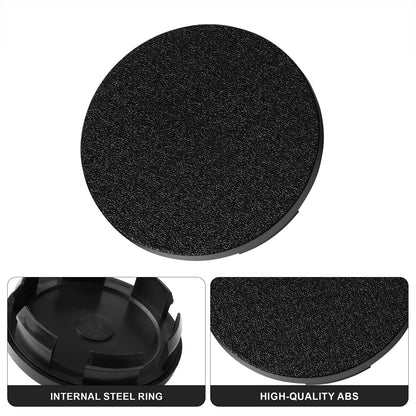 Fits Tesla Cybertruck Lug Nut Covers & Center Caps - Matte Black