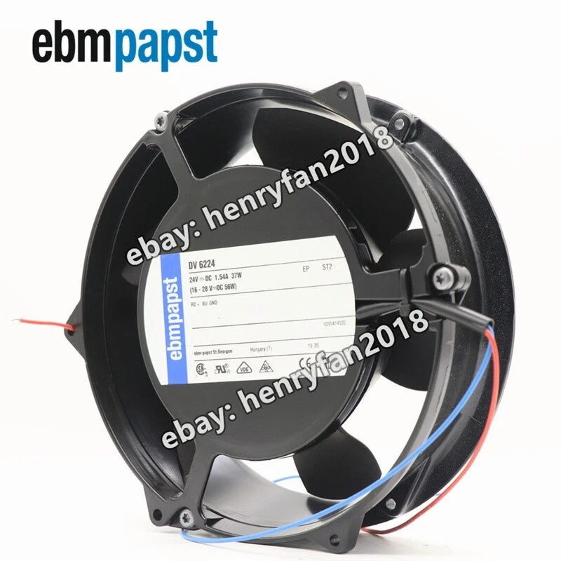 Ebmpapst DV6224 Axial Fan 24VDC 41W 172*172*51MM 2-wire Inverter Cooling Fan