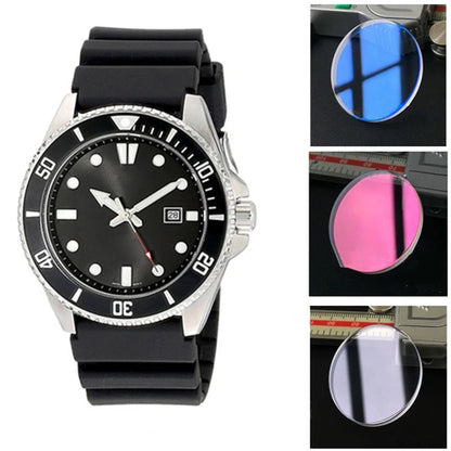 32.7x2.7mm Watch Sapphire Flat Glass Crystal Replace Part For Casio MDV-106 k