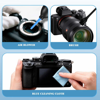 Camera Lens Cleaning kit，Camera Accessories，Camera Sensor and black