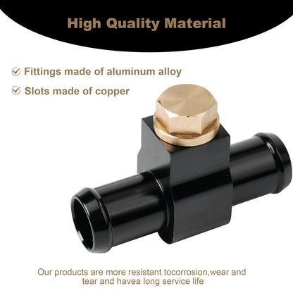 Heater Hose Connector Coolant Bleeder Port For Infiniti G35 G37 EX35 FX35 FX50