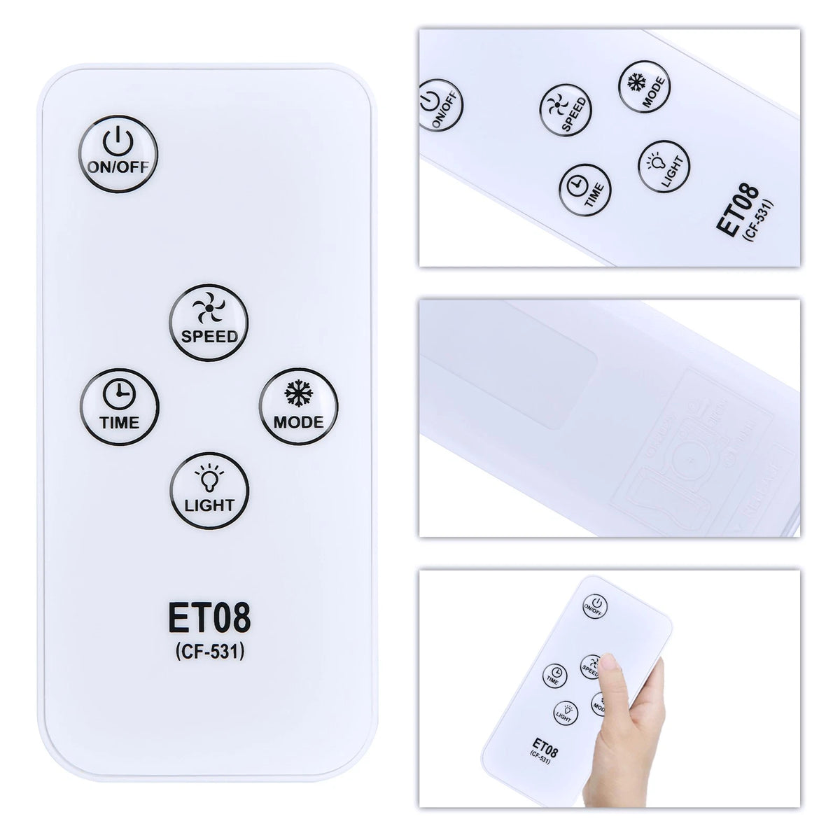 Remote Control For JOUJBAIL ET08 CF-531 Portable Air conditioner/cooling Fan