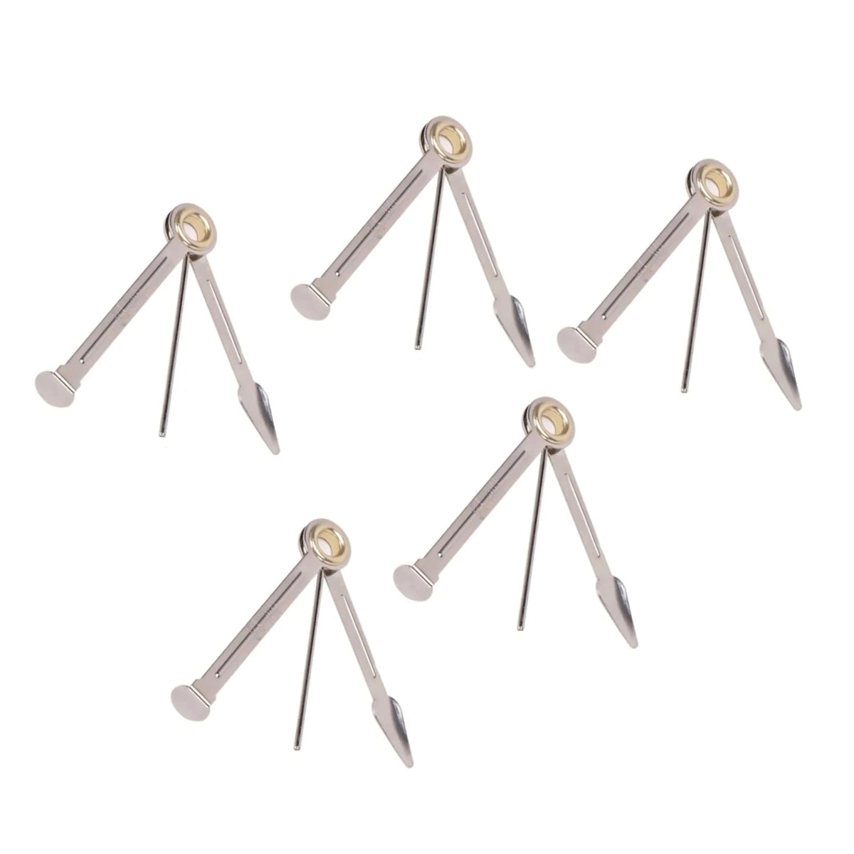 5PCS 3 In 1 Stainless Metal Multifunctional Tobacco Clean Tool For Smoking Pipe