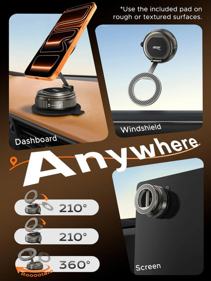 Acer Gadget Car Phone Mount, MagSafe Holders for Your [5000gf Grey