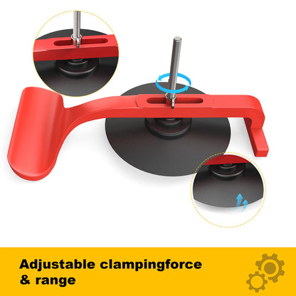 Suction Cup Clamps for Convertible Glass Windshield Repair/Gluing 6 Pack Red