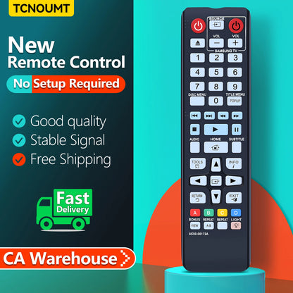 AK59-00172A Remote Control For Samsung DVD Disc Player BD-F5700 BD-J5100