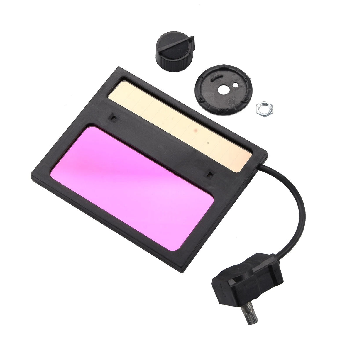 Solar Automatic On/Off Darkening Welding Helmet Len Filter + Protortion Sheet B