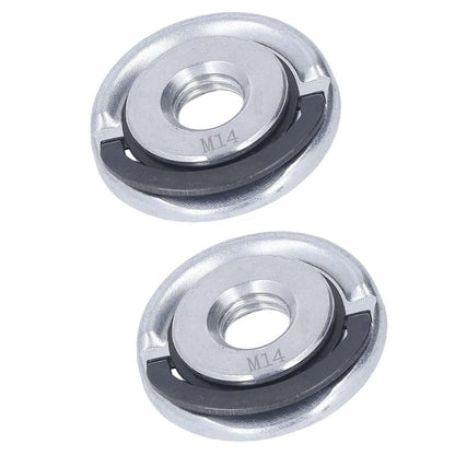 Two M14 Pressing Flanges Quick Release Fastener for Grinder Discs and Cup Wheels