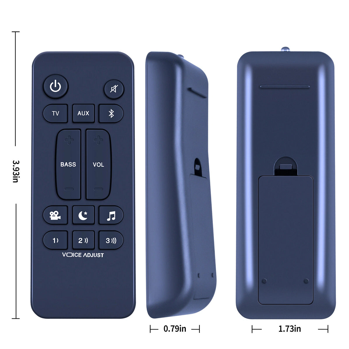 Remote Control For Polk Audio Signa S1, S2, and S3 RE6214-1 Ultra-Slim Soundbars