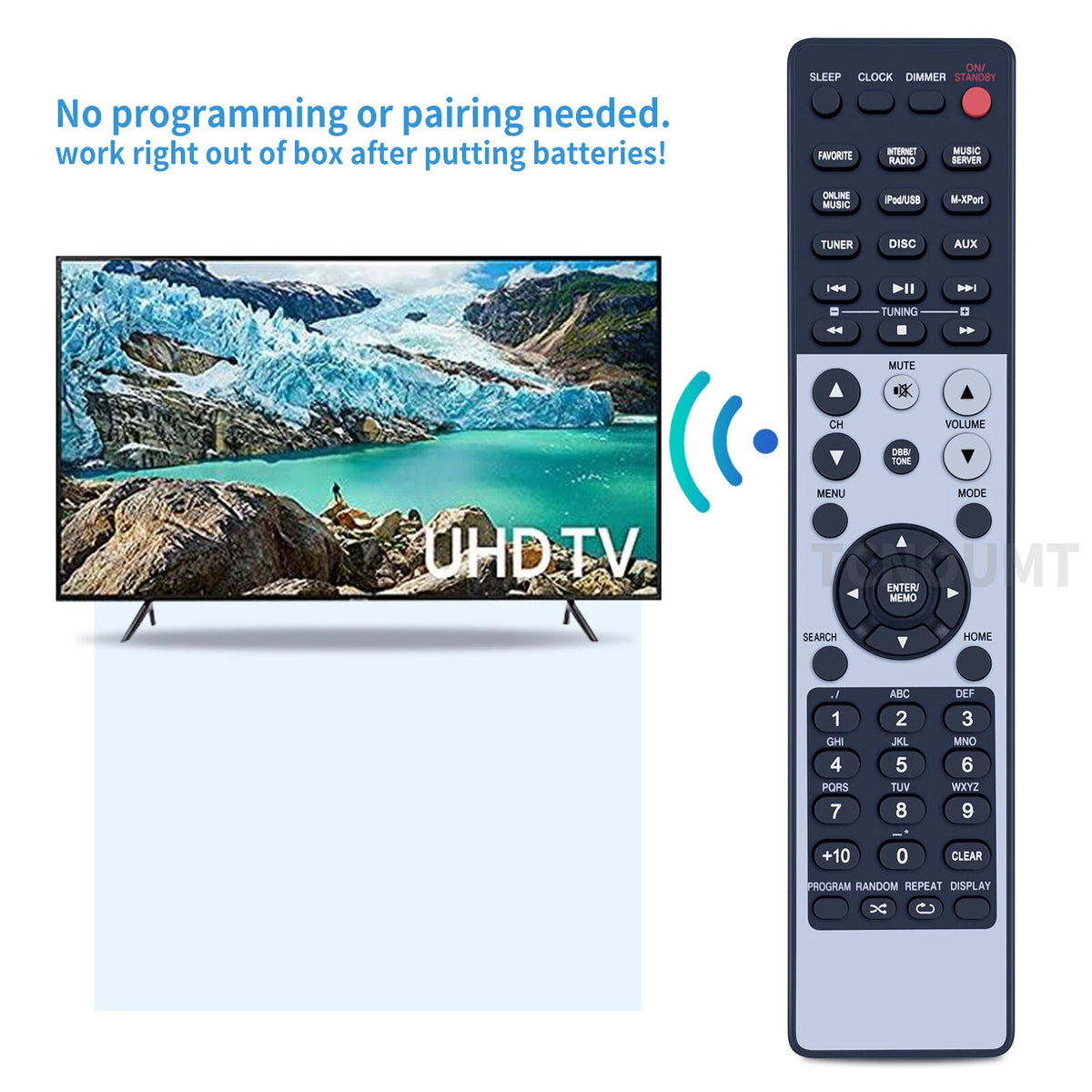 RC009CR Remote Control For Marantz M-CR603 Network CD Receiver 307010079001M