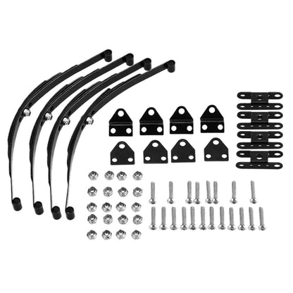 4PCS Metal Leaf Springs Damper Kit for 1:10 Tamiya SCX10 D90 TRX4 RC Car Chassis