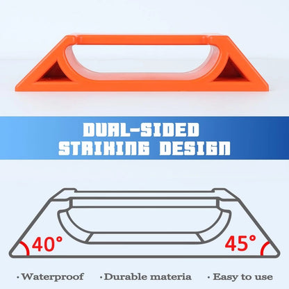 Floor Gap Fixer Tool for Laminate, Vinyl Plank & Hardwood 1pack, Orange