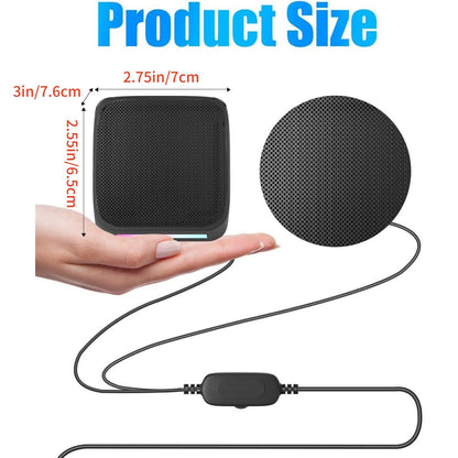 1 Pair Durable Small Desktop Speakers for Computer with Very Loud Clear Sound