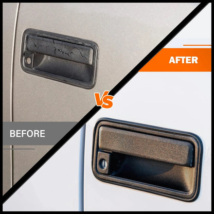 Yinlowa Exterior Door Handles w/Lock Cylinder & Keys for Chevy C1500 Black