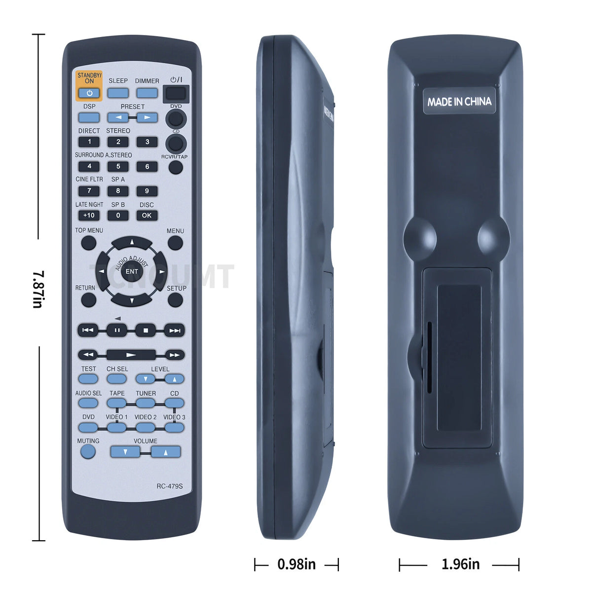RC-479S Remote Control For Onkyo Audio Receiver HTR320 HTR8230 HTS570 HTS670