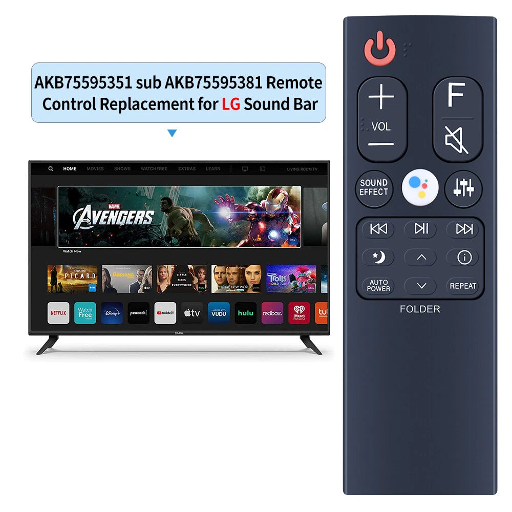 AKB75595351 Remote Control For LG Sound Bar SN8YG SN9YG SPN8-W SN10YG SN11RG