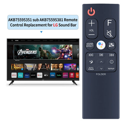 AKB75595351 Remote Control For LG Sound Bar SN8YG SN9YG SPN8-W SN10YG SN11RG