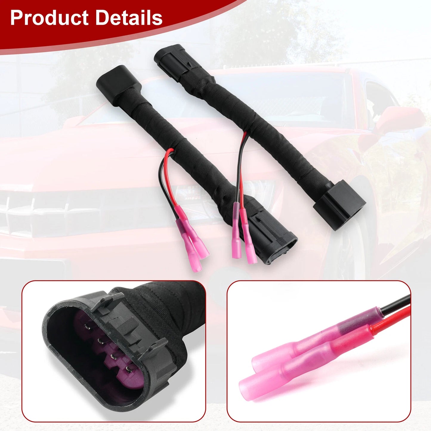 For Chevy Camaro 2010-2013 For SpecD 6th Gen Headlight Conversion Harness