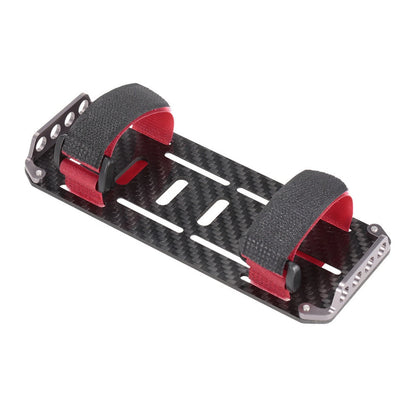 Carbon Fiber 2S 3S Battery Mount Plate Bass Stand For Axial SCX10 1/10 RC Car