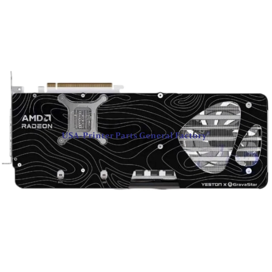 YESTON GravaStar RX9070XT 16G Mercury Nova OC Graphics card High quality