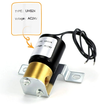 Universal Humidifier Solenoid Valve Replacement Kit UHS24 24V by AMI Yellow