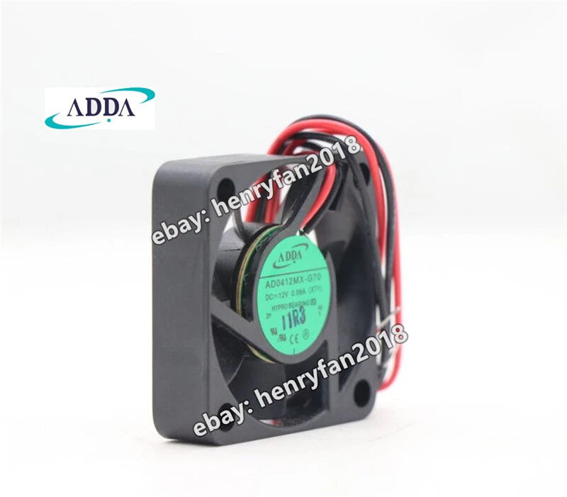 ADDA AD0412MX-G70 Axial Fan 12V DC Fan 0.08A 40*40*10MM 2wire Server Cooling Fan