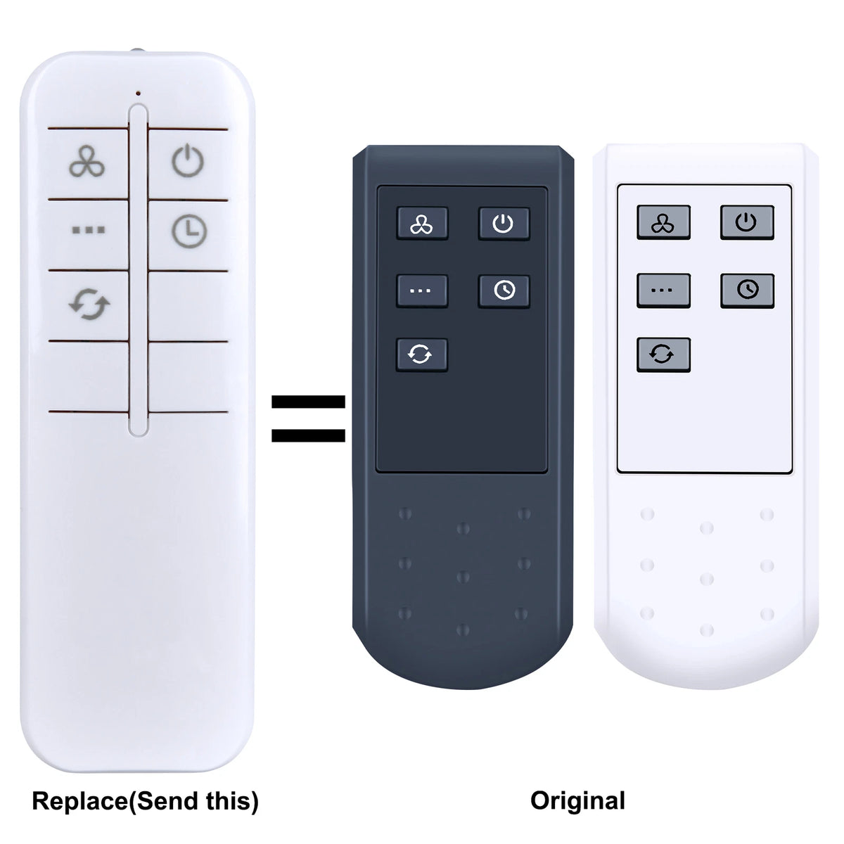 Replace Remote Control For Honeywell Stand Fan HSF1640 Series HSF1640B HSF1640W