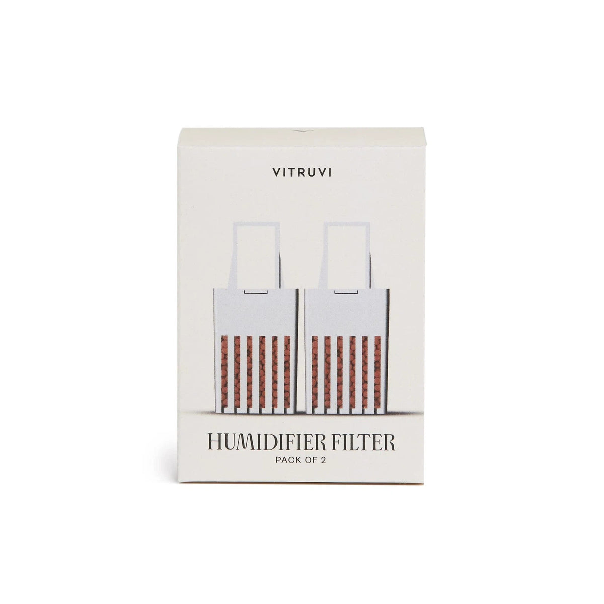 VITRUVI Cloud Humidifier Filter Replacement Part - Pack of 2 White