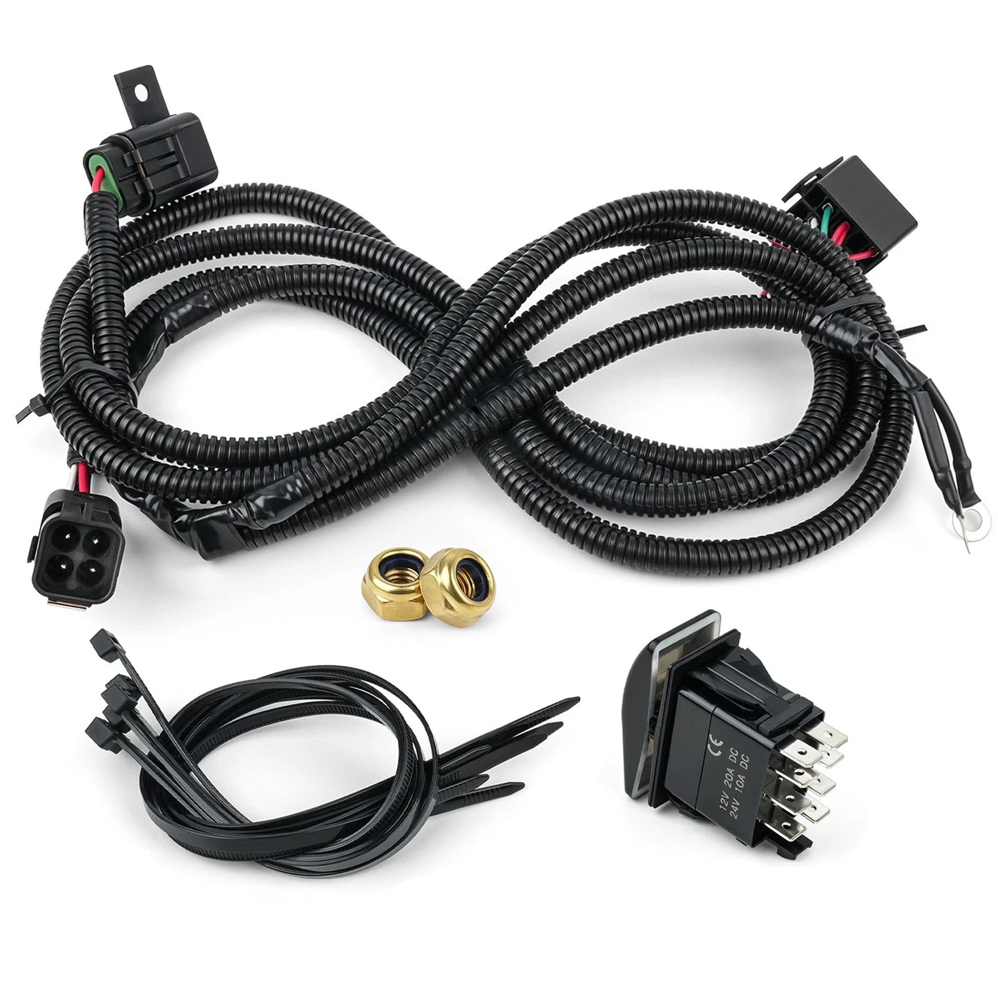 Smart LED Light Bar Switch Wiring Harness For Can-Am Defender HD11 715009886