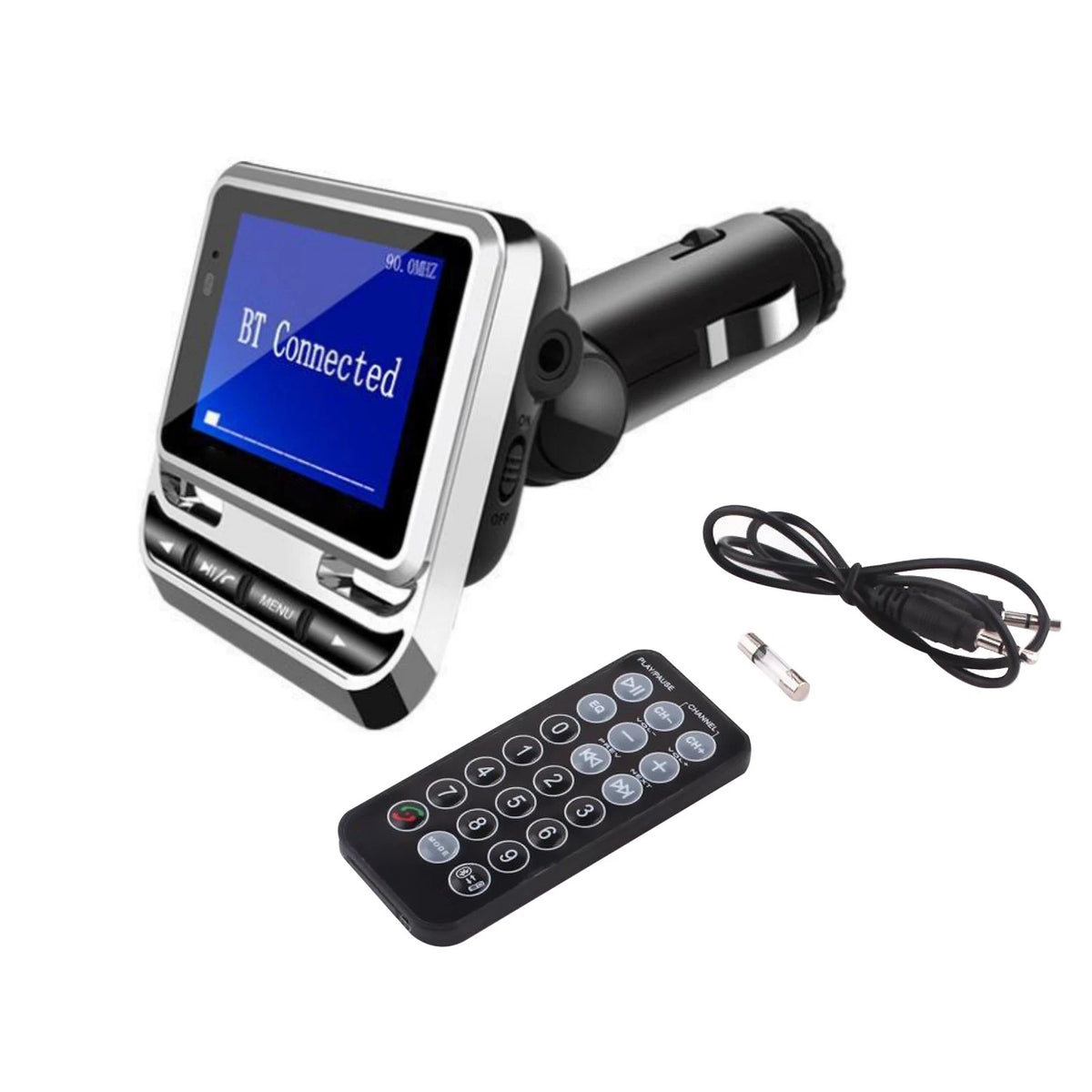 Stereo Bluetooth FM Radio Transmitter Car Cigarette Lighter Radio Music Adapter