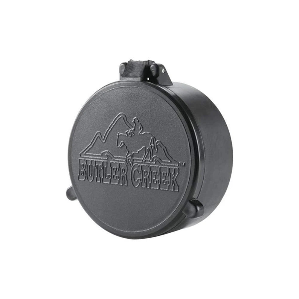 Butler Creek 27 Objective Flip Open Scope Cover 27, Black