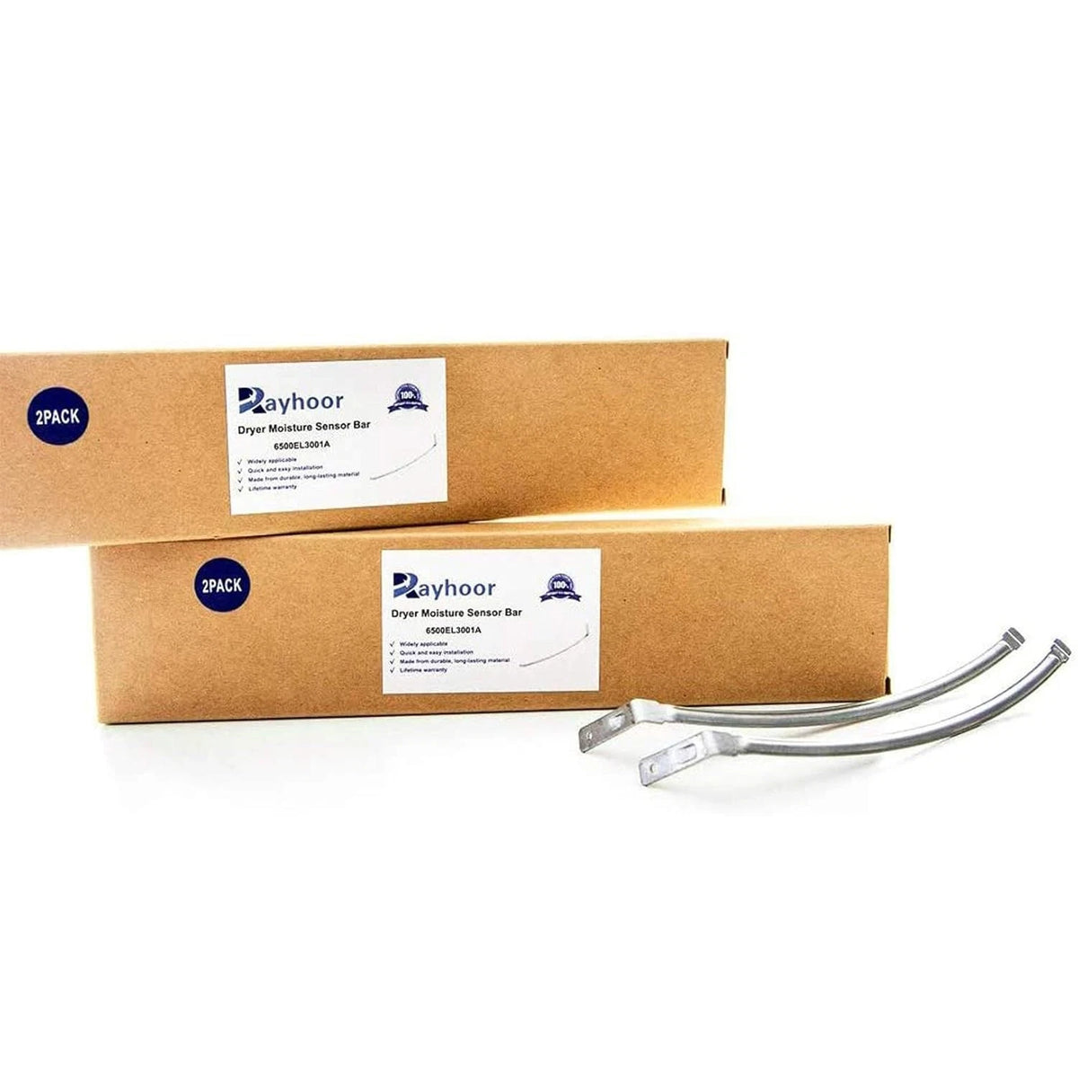 (2 Pack) Rayhoor 6500EL3001A Dryer Moisture Sensor Bar Replacement Part Fit...