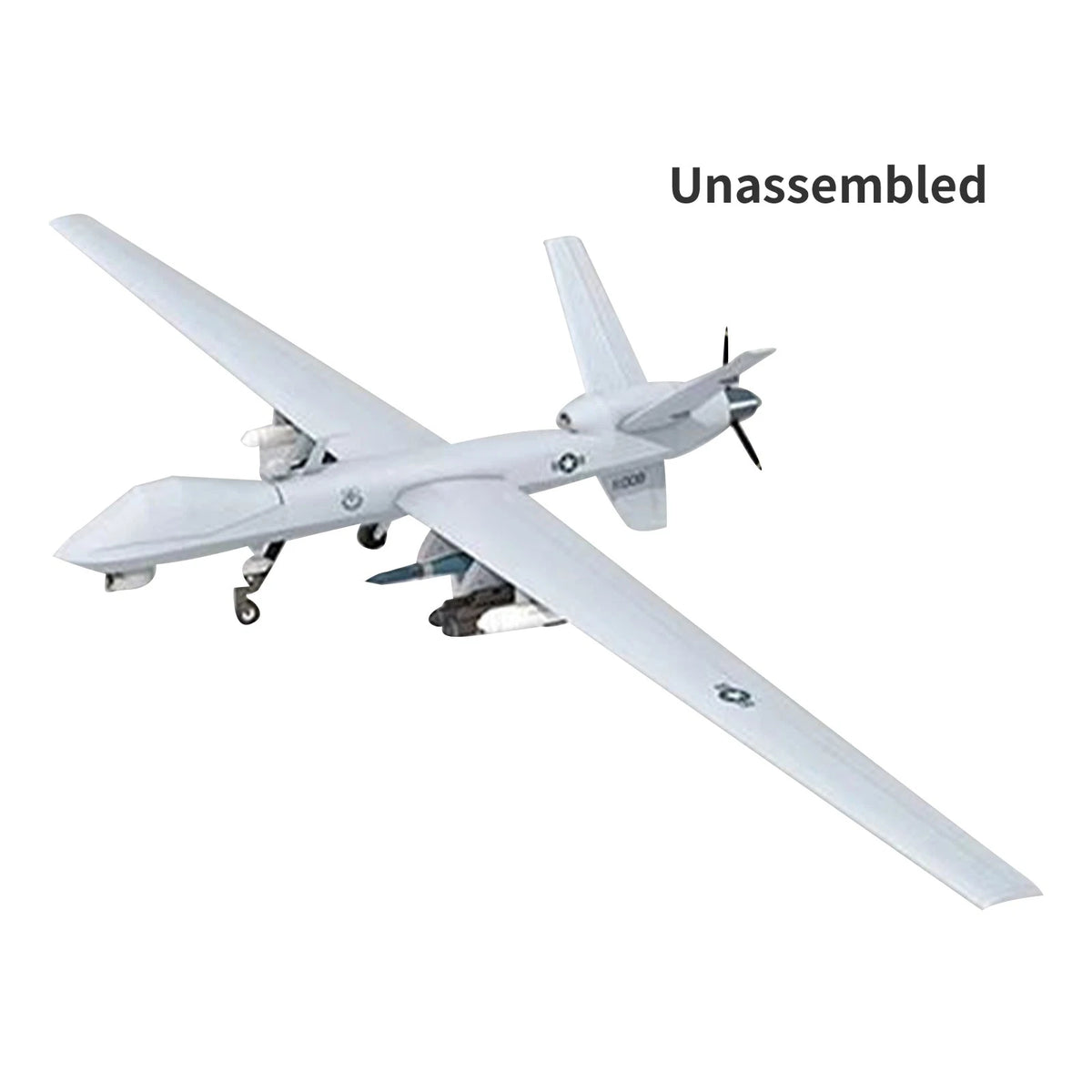 1/32 MQ-9 Reaper UAV Plane Paper Model Military Aircraft Unassembled Gift/Decor