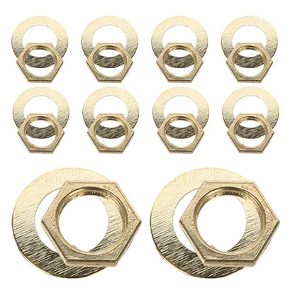 GOOHOCHY Quartz Clock DIY Fittings Kit with Nuts and 1.10X1.00X0.20CM, Golden