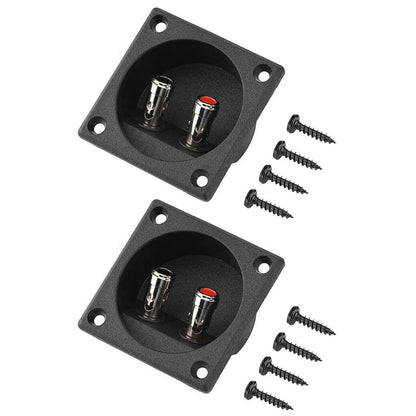 57 x 57 x 26mm  Speaker Box Terminal 2-Wire Round Spring Cup Connector