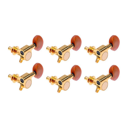 3L3R Acoustic Guitar String Enclosed Tuning Pegs Tuners Keys Machine Heads Gold