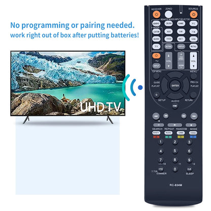 RC-834M Remote Control For Onkyo AV Receiver TX-NR515 TX-NR414 HT-RC440