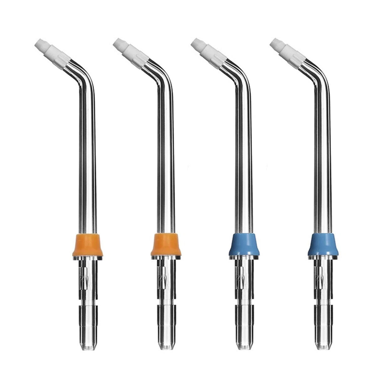 Replacement Orthodontic Tips 4 Count (Pack of 1), Orange, Yellow, Blue