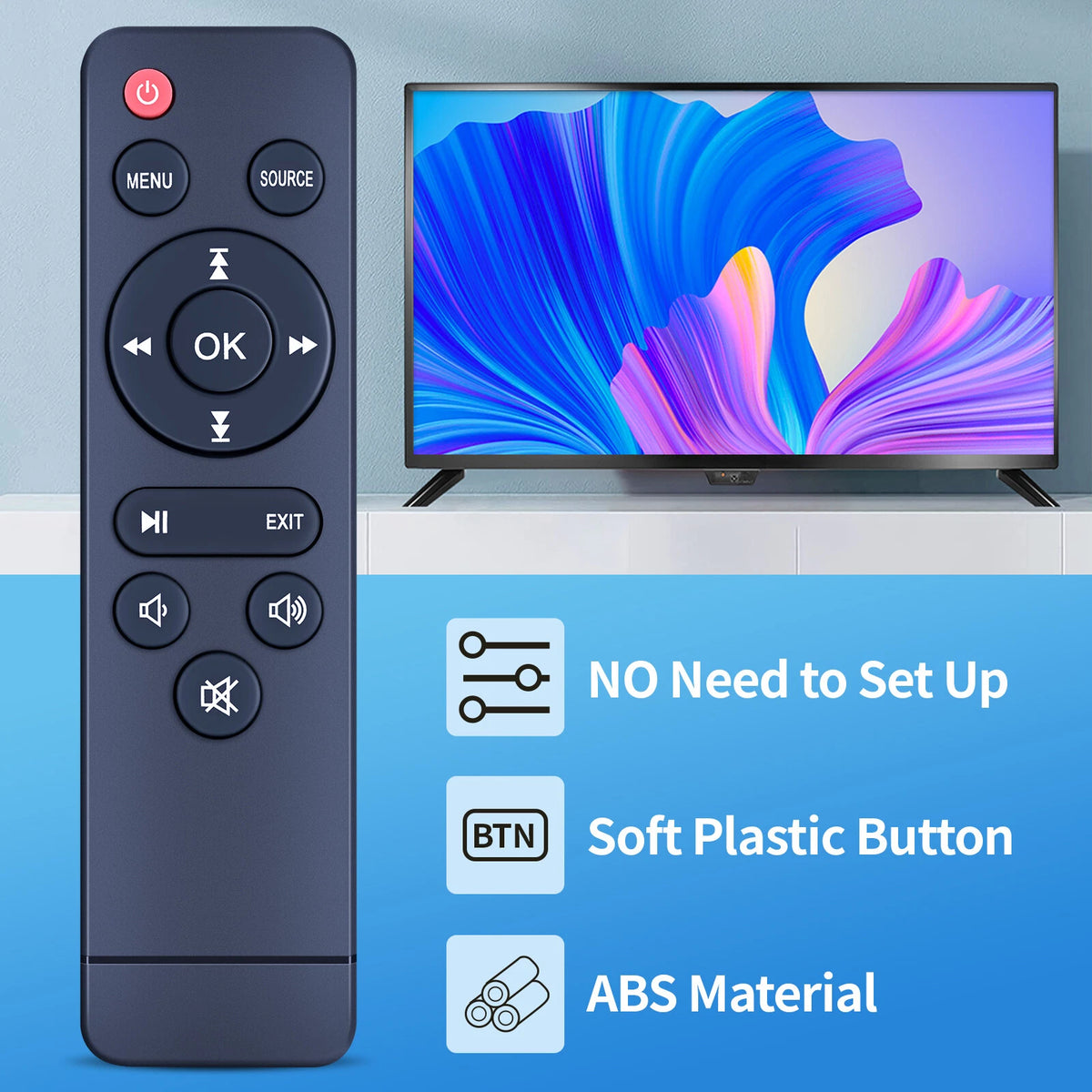 Remote Control For DR.J Professional Mini Projector HI-04 P68 PJ0511 AK-30 AK-40