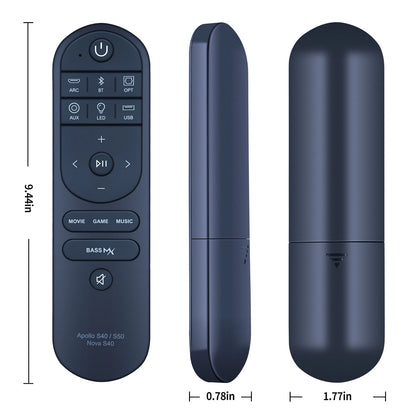 U0320 Replace Remote Control For Ultimea Apollo S40 S50 Nova S40 LCD Projector