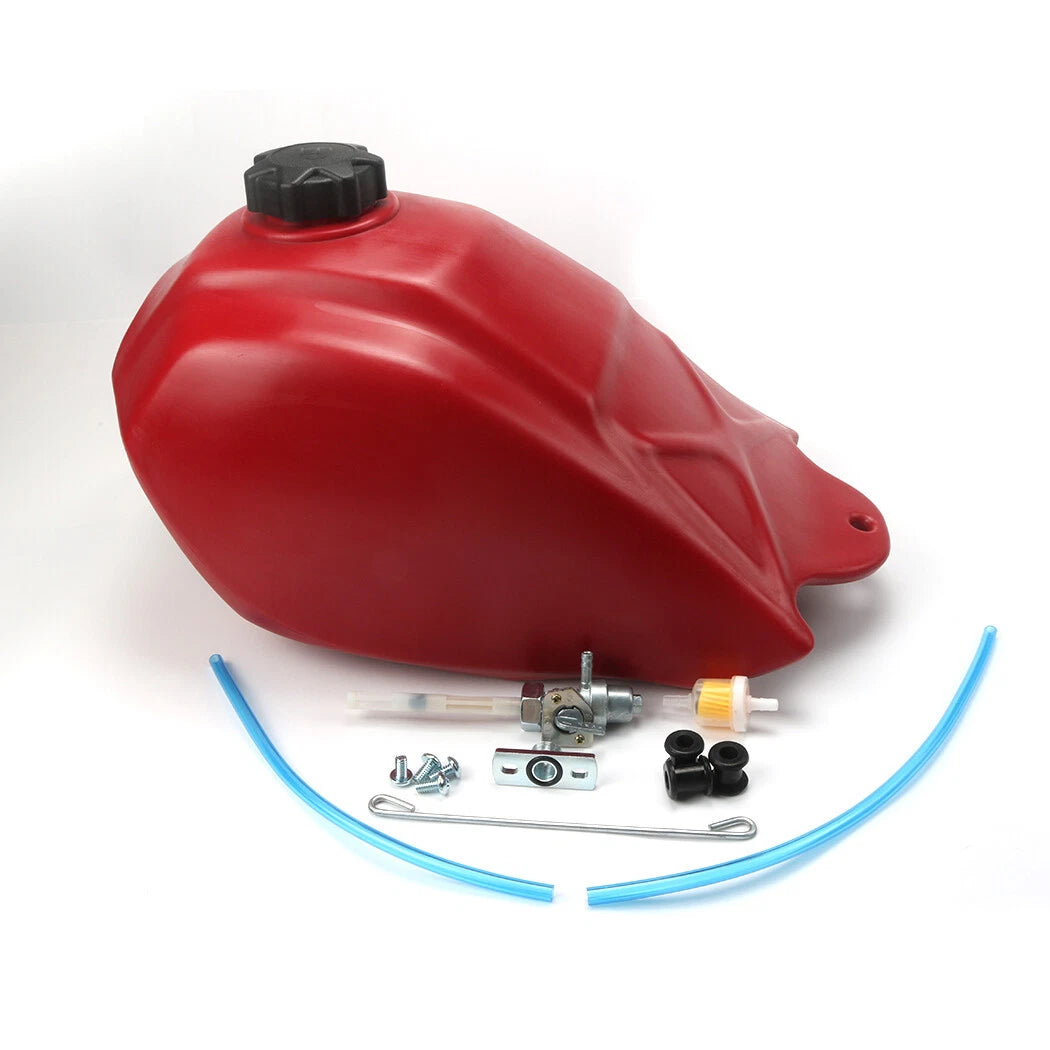 For Honda ATC250SX ATC 250SX 1985-1987 Plastic Fuel Tank & Gas Cap | Red