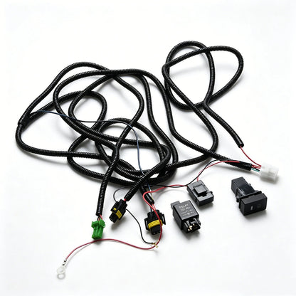 H11 Fog Light Wiring Harness Kit for Acura TL TSX RDX 12V 40A Relay LED Switch