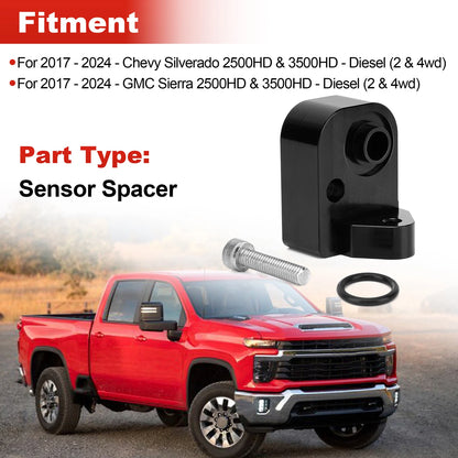 For 2017-2024 Chevy GM 6.6L Diesel MAP Air Intake Temperature Sensor Spacer