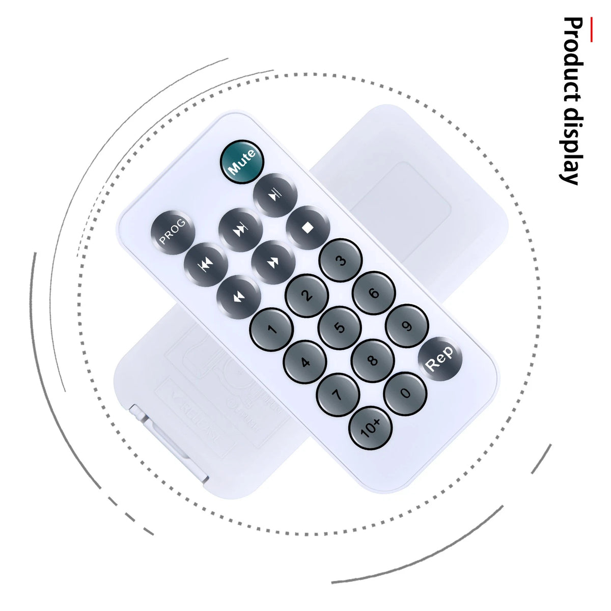 Remote Control For Retekess TR621 CD and Cassette Player Combo