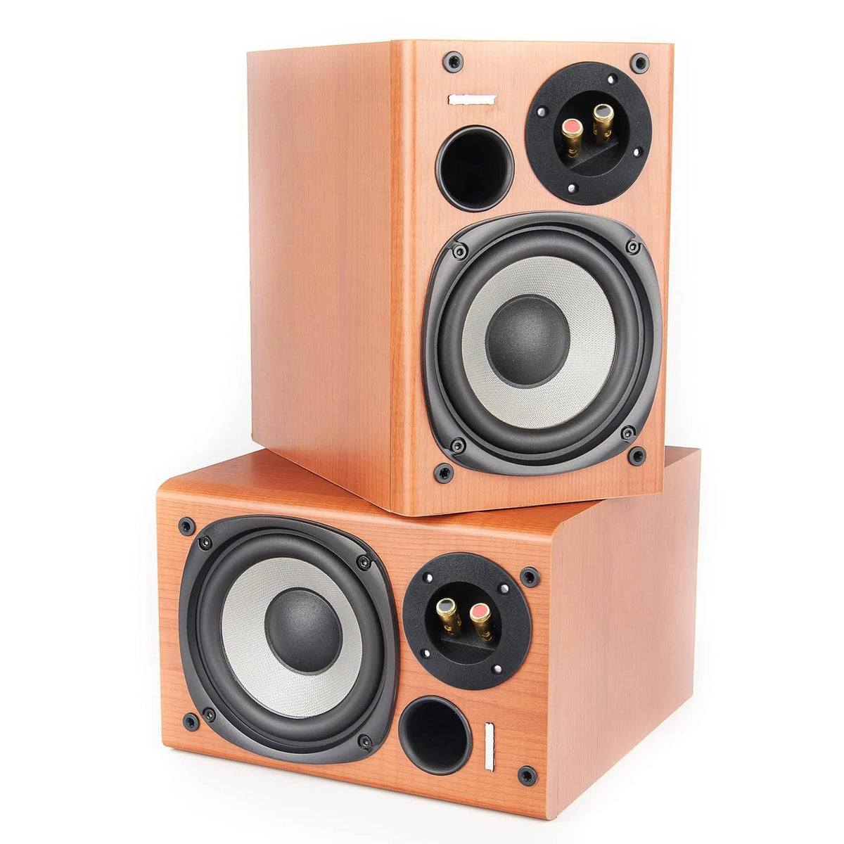 Pastlla 2Pcs 3" x Speaker Box Terminal Cup DIY x 3", 2Pcs, Round, Black