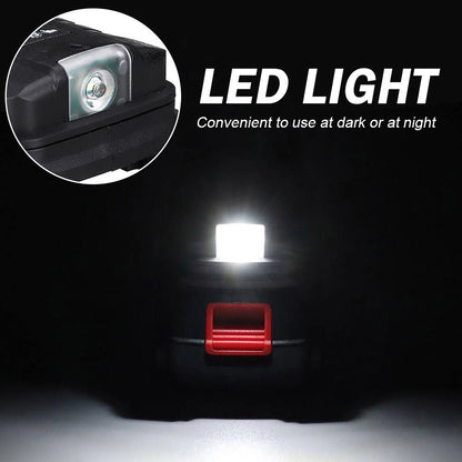 2 USB Adapter LED Work Light For Makita 18V Li-ion Battery BL1830 BL1430/1850