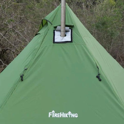 FIREHIKING Hot Tent Stove Jack 9" x 7.8" with Rain Flap Highly...