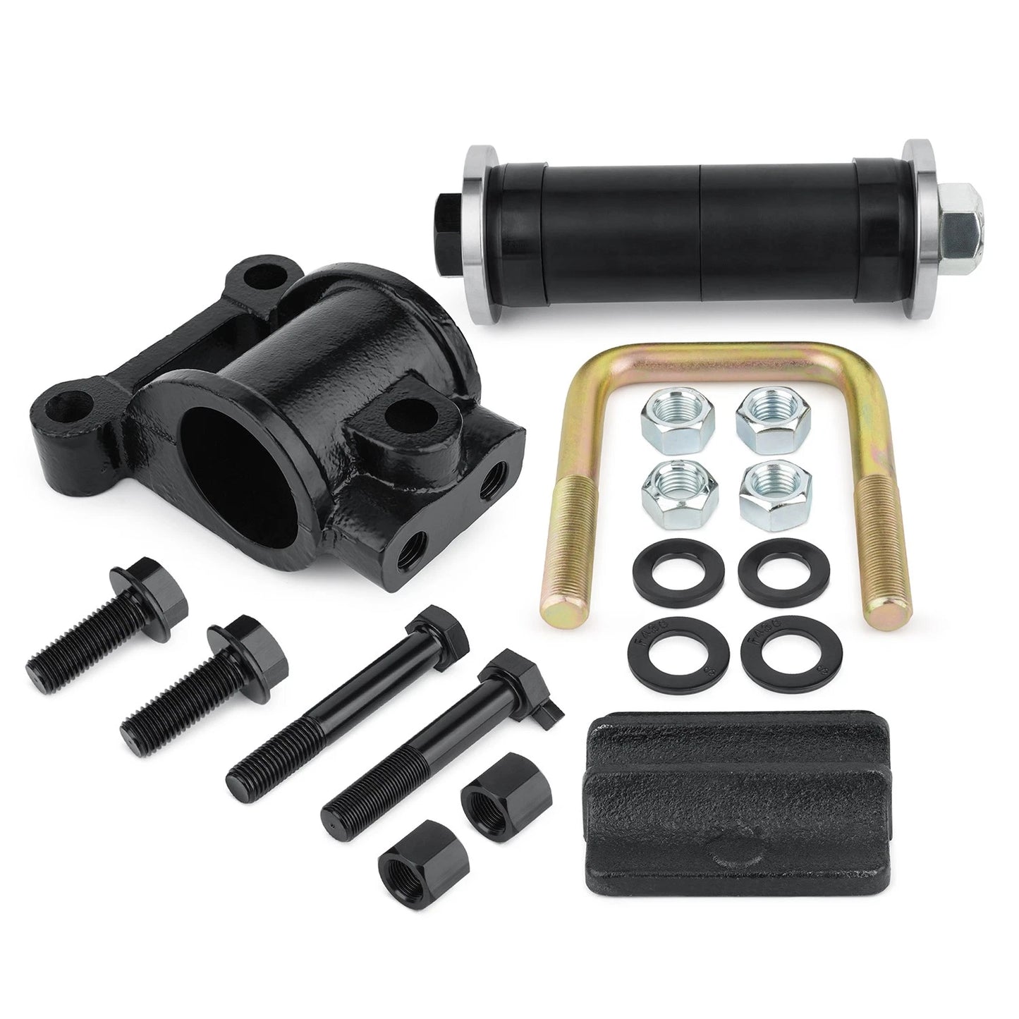 For Peterbilt Air Leaf Housing & Bushing Kit 4" Wide Spring 03-01654 03AL1